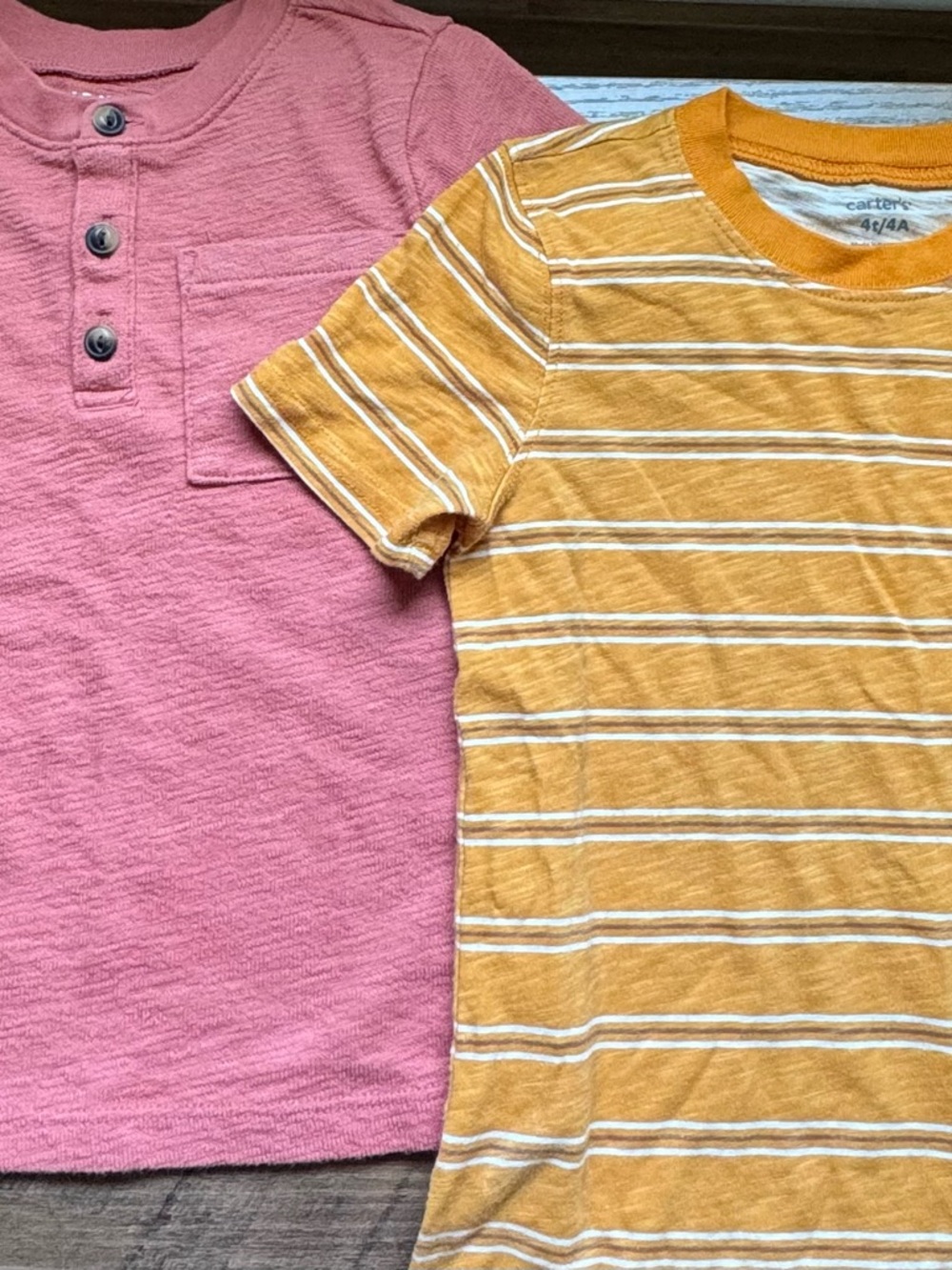 Boys 4T Henley & Pocket Tee Set